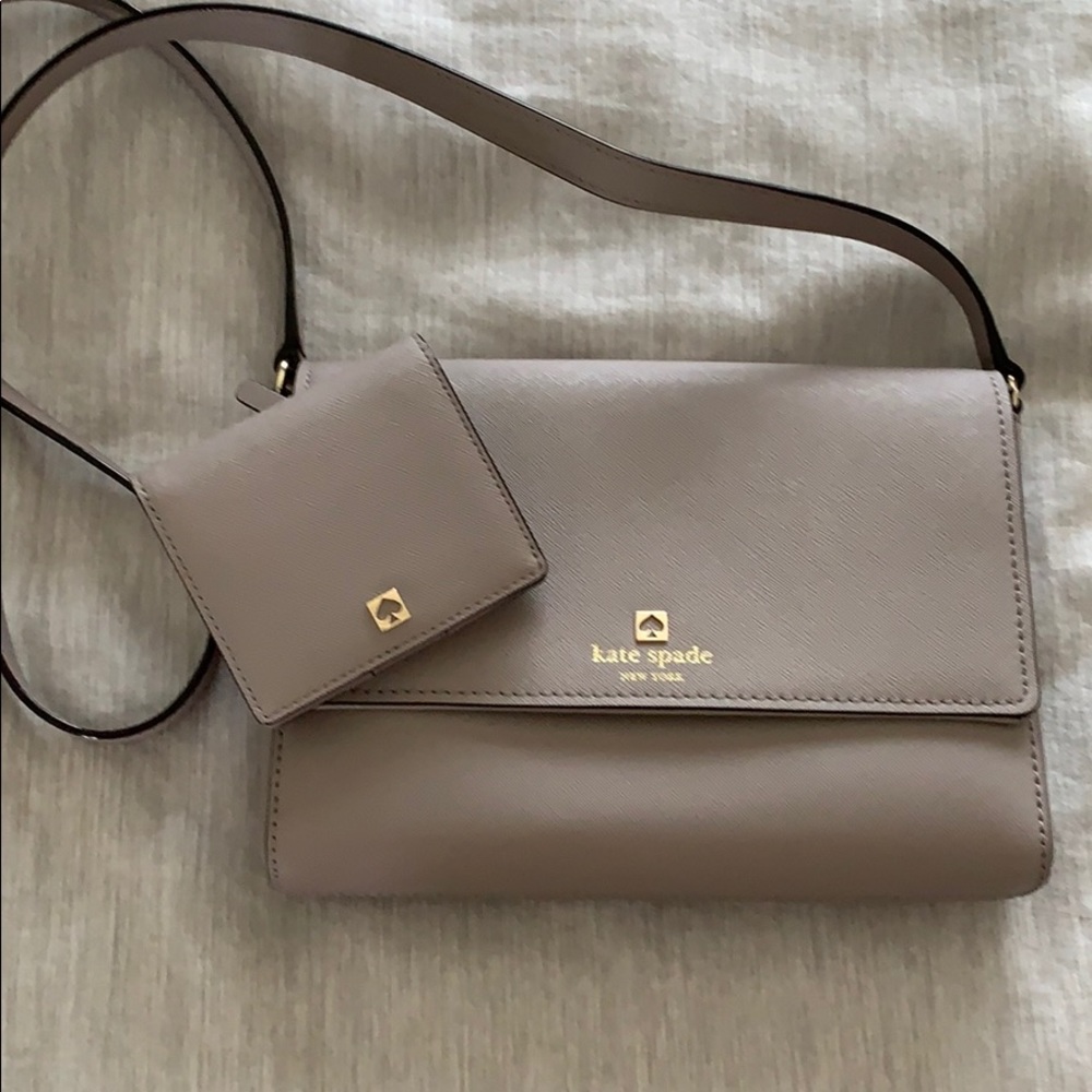 Kate Spade bag with matching mini wallet